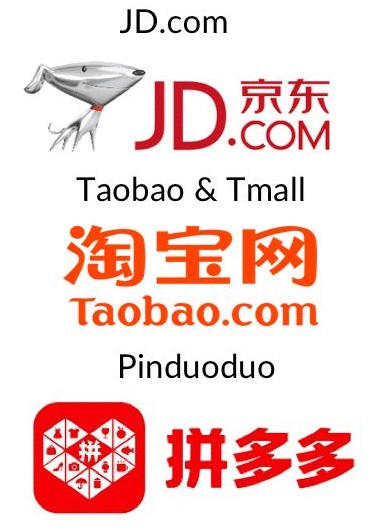 Les principales plateformes de shopping mobile en Chine : Taobao, Pinduoduo, JD